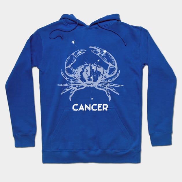 Cancer Constellation Hoodie by Javisolarte